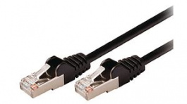 VLCP85121B150, Patch Cable CAT5e SF/UTP 15 m Black, Valueline