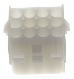 1-480709-0, Straight Receptacle housing, 6.35 mm, 12 Pole, TE Connectivity