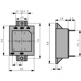 TMS 15112F, Switching power supply 15 W 1 output, Traco Power