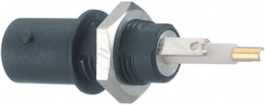 XBB-L-23, Panel-mount female receptacle BNC 50 Ohm blue, Staubli (former Multi-Contact )