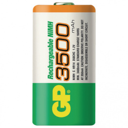 220CHC, NiMH rechargeable battery HR14/C 1.2 V 2200 mAh, GP Batteries