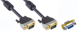 SCL1102, VGA monitor cable 2 m Black, Bandridge