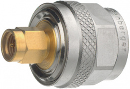 32S153-S00L5, Adapter SMA male/N male 50 Ohm, Rosenberger connectors