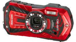 04607, WG-30 red, red, 28 mm - 140 mm; 16 MegaPixe, Pentax