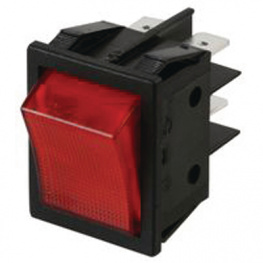 B418C1G000000, Rocker switch 2P 16 A 250 VAC, Molveno