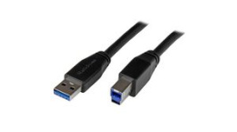 USB3SAB10M, USB Cable USB-A Plug - USB-B Plug 10m USB 3.0 Black, StarTech.com