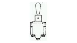1TL48-7, Toggle Switch, SPDT, Momentary, 15A, 28V, Honeywell