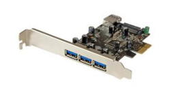 PEXUSB3S42, PCI Express USB-A Card with SATA Power, 4x USB 3.0, PCI-E x1, StarTech