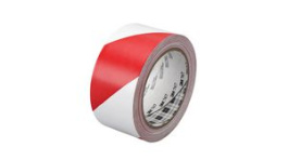 767RW50, Hazard Warning Tape 767i, 50mm x 33m, Red / White, 3M