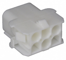 350781-1, Разъем: провод-провод; Серия: Universal MATE-N-LOK; 6,35мм; PIN:6, TE Connectivity