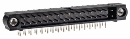 M80-5303442, Pin header dual-row 90deg 2x17P, Harwin
