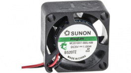 MC20100V2-000U-A99, Вентилятор: DC; осевой; 5ВDC; 20x20x10мм; 2,55м3/ч; 20дБА; Vapo, Sunon
