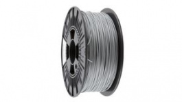 PV-PLA-175-1000-SI, 3D Printer Filament, PLA, 1.75mm, Silver, 1kg, Prima