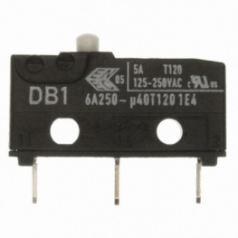 DB1C-C1AA, Micro switch 6 A Plunger Snap-action switch 1 NO+1 NC, ZF (former Cherry)