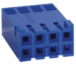 65239-004LF, Socket housing, Dubox 2x4-pin 2x4P, FCI (Amphenol FCI, AFCI))