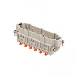 CMSHM 10, male insert, 10 poles + PE, ILME