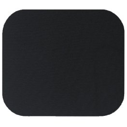 58024, Rubberised mouse pad black, Fellowes