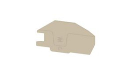 2668840000, End Plate, Dark Beige, Weidmuller