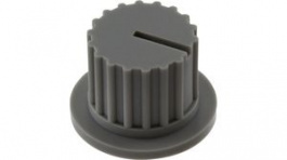 AT3009H, Rotary Knob with Flange Grey \x1a5.9mm, NKK Switches (NIKKAI, Nihon)