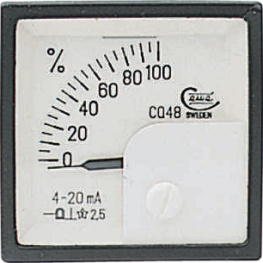 CQ 72, 60MV/0-100%, 8135, Аналоговые дисплей 72 x 72 mm 60 мВ для шунта, CEWE Instrument