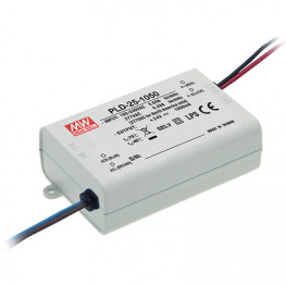 PLD-25-350, Блок питания: импульсный; для диод LED; 20,3Вт; 36?58ВDC; 350мА, MEAN WELL