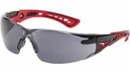RUSH+ smoke, Protective goggles EN 166 Optical class-1 5-3.1 100% UVA+UVB, Bolle Safety