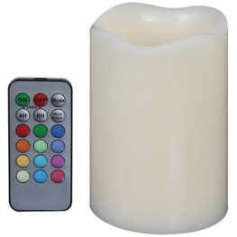 XMCL15, LED wax candle with remote control, Velleman