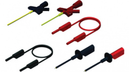 975 002-001, Test lead set red + black, SKS Kontakttechnik