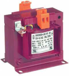 UJ 150B-77, Isolating transformer 2430 VA 400 VAC 230 VAC, Wagner+Grimm