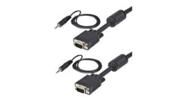 MXTHQMM5MA, Coaxial Video Cable, VGA Plug/3.5 mm Jack Plug - VGA Plug/3.5 mm Jack Plug, 1920 x 1200, 5m, StarTech.com