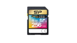 SP256GBSDXCU3V10, Memory Card, 256GB, SDXC, 90MB/s, 80MB/s, Silicon Power