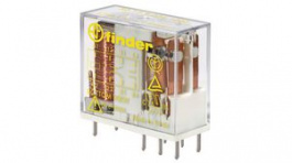 50.12.9.024.1000, Реле: электромагнитное; DPDT; Uобмотки:24ВDC; 8A/250ВAC; 8A/30ВDC, FINDER
