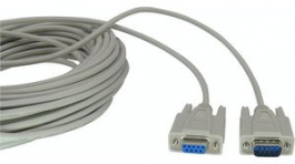 RND 765-00027, D-Sub Cable 9-Pin Male-Female 15 m Grey, RND Connect