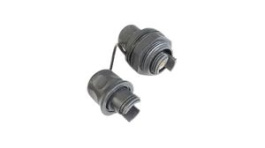 PXEB5410MM, Fibre Optic Connector, 4 Channel Jam Nut Bulkhead, Polyamide, Black, Bulgin