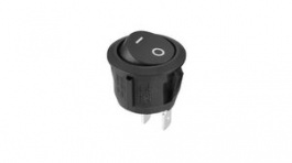 471002268142, Rocker Switch, NO, ON-OFF, IP40, Black, WURTH Elektronik