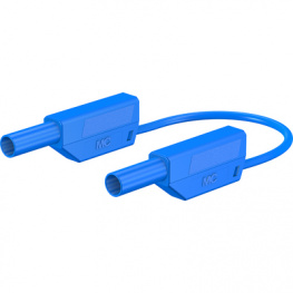 XVS-410/EVO 200cm blau/blue, Test lead o 4 mm blue 200 cm 1 mm? CAT II/CAT III, Staubli (former Multi-Contact )