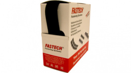 B25-SEF999905 [5 м], Self-Adhesive Hook-and-Loop Fasteners Black 5 m x25 mm, Fastech