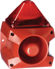 PA X 5-05 24 DC RO, Flashing sounder red, Pfannenberg