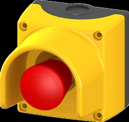3SB38010DF3, Housing with EMERGENCY STOP, Siemens