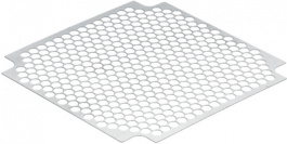 LEB-80-RE-35, Screening plate 80 x 80 mm Refined steel V2a 80 x 80 mm, Thoptec