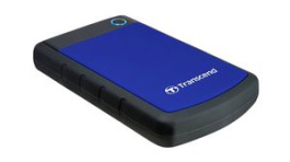 TS1TSJ25H3B, StoreJet External Hard Drive USB 3.0 1TB, Transcend
