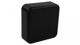 CBRS02SBK, Room Sensor Enclosure, Size 2, Solid, Black, 74x74x25.5mm, CamdenBoss