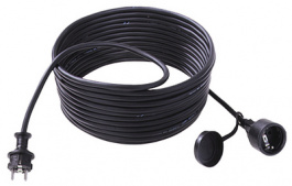 343.172, Exstension cable Type F (CEE 7/4) Type F (CEE 7/3) 25 m, Bachmann