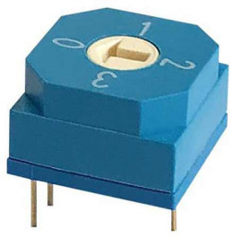 RND 210-00109, PCB coding switch BCD 4+1, RND Components
