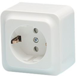 18 346 06, Socket without Earth Contact 58 x 65 x 42 mm 10 A Germany Po, SCHNEIDER ELECTRIC