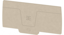 1988300000 [20 шт], AEP AP12 End plate Beige, Weidmuller