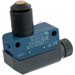AZH1011CEJ, Limit Switch AZH 5 A Plunger Limit switch, sealed push plunger, plastic, screw t, Panasonic
