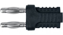 KURZ 10-4 IG MB Ni / SW, Jumper plug diam. 4 mm Black, Schutzinger