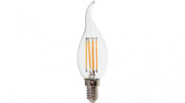 4302, LED Filament candle E14,4 W,Filament LED,warm white, V-TAC