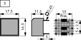 IT 244, Pulse Transformer 15 mH 3:1:1, Schaffner